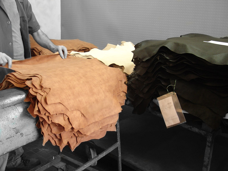 Our leather production